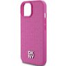 DKNY DKHMP15SPSHRPSP iPhone 15 / 14 / 136.1" różowy/pink hardcase Leather Pattern Metal Logo MagSafe na NearMe.pl
