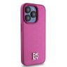 DKNY DKHMP15LPSHRPSP iPhone 15 Pro6.1" różowy/pink hardcase Leather Monogram Pattern Metal Logo MagSafe na NearMe.pl