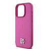 DKNY DKHMP15LPSHRPSP iPhone 15 Pro6.1" różowy/pink hardcase Leather Monogram Pattern Metal Logo MagSafe na NearMe.pl