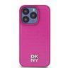 DKNY DKHMP15LPSHRPSP iPhone 15 Pro6.1" różowy/pink hardcase Leather Monogram Pattern Metal Logo MagSafe na NearMe.pl