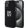 DKNY DKHCP15MSMCBSK iPhone 15 Plus / 14Plus 6.7" czarny/black hardcase Liquid Silicone Metal Logo na NearMe.pl