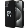 DKNY DKHCP15SSMCBSK iPhone 15 / 14 / 136.1" czarny/black hardcase Liquid Silicone Metal Logo na NearMe.pl