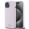 DKNY DKHMP15MSMCHLP iPhone 15 Plus / 14Plus 6.7" różowy/pink hardcase Liquid Silicone Small Metal Logo MagSafe na NearMe.pl