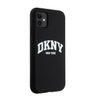 DKNY DKHMN61SNYACH iPhone 11 / Xr 6.1"czarny/black hardcase Liquid Silicone White Printed Logo MagSafe na NearMe.pl