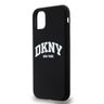DKNY DKHMN61SNYACH iPhone 11 / Xr 6.1"czarny/black hardcase Liquid Silicone White Printed Logo MagSafe na NearMe.pl