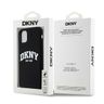 DKNY DKHMN61SNYACH iPhone 11 / Xr 6.1"czarny/black hardcase Liquid Silicone White Printed Logo MagSafe na NearMe.pl