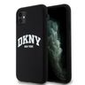 DKNY DKHMN61SNYACH iPhone 11 / Xr 6.1"czarny/black hardcase Liquid Silicone White Printed Logo MagSafe na NearMe.pl