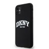 DKNY DKHMN61SNYACH iPhone 11 / Xr 6.1"czarny/black hardcase Liquid Silicone White Printed Logo MagSafe na NearMe.pl