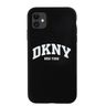 DKNY DKHMN61SNYACH iPhone 11 / Xr 6.1"czarny/black hardcase Liquid Silicone White Printed Logo MagSafe na NearMe.pl