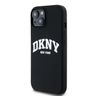 DKNY DKHMP15MSNYACH iPhone 15 Plus / 14Plus 6.7" czarny/black hardcase Liquid Silicone White Printed Logo MagSafe na NearMe.pl