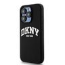 DKNY DKHMP14LSNYACH iPhone 14 Pro6.1" czarny/black hardcase Liquid Silicone White Printed Logo MagSafe na NearMe.pl