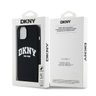 DKNY DKHMP15SSNYACH iPhone 15 / 14 / 136.1" czarny/black hardcase Liquid Silicone White Printed Logo MagSafe na NearMe.pl