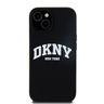 DKNY DKHMP15SSNYACH iPhone 15 / 14 / 136.1" czarny/black hardcase Liquid Silicone White Printed Logo MagSafe na NearMe.pl