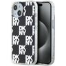 DKNY DKHCP15MHDLCEK iPhone 15 Plus /14 Plus 6.7" czarny/black hardcase IML Checkered Mono Pattern na NearMe.pl