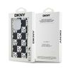 DKNY DKHCP15LHDLCEK iPhone 15 Pro6.1" czarny/black hardcase IML Checkered Mono Pattern na NearMe.pl
