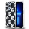 DKNY DKHCP15LHDLCEK iPhone 15 Pro6.1" czarny/black hardcase IML Checkered Mono Pattern na NearMe.pl