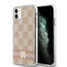 DKNY DKHMN61HCPTSP iPhone 11 / Xr6.1" różowy/pink hardcase IML Checkered Mono Pattern & Printed Stripes MagSafe na NearMe.pl