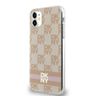 DKNY DKHMN61HCPTSP iPhone 11 / Xr6.1" różowy/pink hardcase IML Checkered Mono Pattern & Printed Stripes MagSafe na NearMe.pl