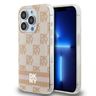 DKNY DKHMP15XHCPTSP iPhone 15 Pro Max6.7" różowy/pink hardcase IML Checkered Mono Pattern & Printed Stripes MagSafe na NearMe.pl