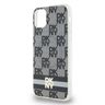 DKNY DKHMN61HCPTSK iPhone 11 / Xr6.1" czarny/black hardcase IML Checkered Mono Pattern & Printed Stripes MagSafe na NearMe.pl