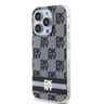 DKNY DKHMP13LHCPTSK iPhone 13 Pro / 136.1" czarny/black hardcase IML Checkered Mono Pattern & Printed Stripes MagSafe na NearMe.pl