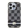 DKNY DKHMP13XHCPTSK iPhone 13 Pro Max6.7" czarny/black hardcase IML Checkered Mono Pattern & Printed Stripes MagSafe na NearMe.pl