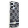DKNY DKHMP15XHCPTSK iPhone 15 Pro Max6.7" czarny/black hardcase IML Checkered Mono Pattern & Printed Stripes MagSafe na NearMe.pl