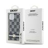 DKNY DKHMP15MHCPTSK iPhone 15 Plus /14 Plus 6.7" czarny/black hardcase IML Checkered Mono Pattern & Printed Stripes MagSafe na NearMe.pl