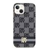 DKNY DKHMP15MHCPTSK iPhone 15 Plus /14 Plus 6.7" czarny/black hardcase IML Checkered Mono Pattern & Printed Stripes MagSafe na NearMe.pl