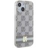 DKNY DKHMP14SHCPTSE iPhone 14 / 15 / 136.1" beżowy/beige hardcase IML Checkered Mono Pattern & Printed Stripes MagSafe na NearMe.pl