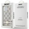 DKNY DKHMP14SHCPTSE iPhone 14 / 15 / 136.1" beżowy/beige hardcase IML Checkered Mono Pattern & Printed Stripes MagSafe na NearMe.pl