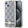 DKNY DKHMP14SHCPTSE iPhone 14 / 15 / 136.1" beżowy/beige hardcase IML Checkered Mono Pattern & Printed Stripes MagSafe na NearMe.pl