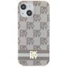 DKNY DKHMP14SHCPTSE iPhone 14 / 15 / 136.1" beżowy/beige hardcase IML Checkered Mono Pattern & Printed Stripes MagSafe na NearMe.pl