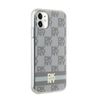 DKNY DKHMN61HCPTSE iPhone 11 / Xr6.1" beżowy/beige hardcase IML Checkered Mono Pattern & Printed Stripes MagSafe na NearMe.pl