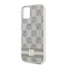 DKNY DKHMN61HCPTSE iPhone 11 / Xr6.1" beżowy/beige hardcase IML Checkered Mono Pattern & Printed Stripes MagSafe na NearMe.pl