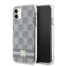 DKNY DKHMN61HCPTSE iPhone 11 / Xr6.1" beżowy/beige hardcase IML Checkered Mono Pattern & Printed Stripes MagSafe na NearMe.pl