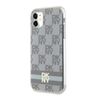DKNY DKHMN61HCPTSE iPhone 11 / Xr6.1" beżowy/beige hardcase IML Checkered Mono Pattern & Printed Stripes MagSafe na NearMe.pl