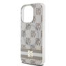 DKNY DKHMP14LHCPTSE iPhone 14 Pro6.1" beżowy/beige hardcase IML Checkered Mono Pattern & Printed Stripes MagSafe na NearMe.pl