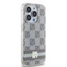DKNY DKHMP14XHCPTSE iPhone 14 Pro Max6.7" beżowy/beige hardcase IML Checkered Mono Pattern & Printed Stripes MagSafe na NearMe.pl