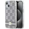 DKNY DKHMP15MHCPTSE iPhone 15 Plus /14 Plus 6.7" beżowy/beige hardcase IML Checkered Mono Pattern & Printed Stripes MagSafe na NearMe.pl