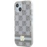 DKNY DKHMP15MHCPTSE iPhone 15 Plus /14 Plus 6.7" beżowy/beige hardcase IML Checkered Mono Pattern & Printed Stripes MagSafe na NearMe.pl