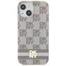 DKNY DKHMP15MHCPTSE iPhone 15 Plus /14 Plus 6.7" beżowy/beige hardcase IML Checkered Mono Pattern & Printed Stripes MagSafe na NearMe.pl