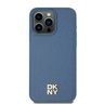 DKNY DKHMP15SPSHRPSB iPhone 15 / 14 / 136.1" niebieski/blue hardcase Leather Pattern Metal Logo MagSafe na NearMe.pl