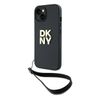 DKNY DKHCP15SPBSWSK iPhone 15 / 14 /136.1" czarny/black hardcase Wrist Strap Stock Logo na NearMe.pl