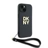DKNY DKHCP15SPBSWSK iPhone 15 / 14 /136.1" czarny/black hardcase Wrist Strap Stock Logo na NearMe.pl