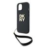 DKNY DKHCP15MPBSWSK iPhone 15 Plus6.7" czarny/black hardcase Wrist Strap Stock Logo na NearMe.pl