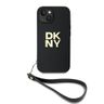 DKNY DKHCP15MPBSWSK iPhone 15 Plus6.7" czarny/black hardcase Wrist Strap Stock Logo na NearMe.pl
