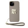 DKNY DKHCP15SPBSWSE iPhone 15 / 14 / 136.1" beżowy/beige hardcase Wrist Strap Stock Logo na NearMe.pl