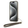 DKNY DKHCP15LPBSWSE iPhone 15 Pro 6.1"beżowy/beige hardcase Wrist Strap Stock Logo na NearMe.pl