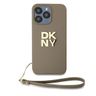 DKNY DKHCP15LPBSWSE iPhone 15 Pro 6.1"beżowy/beige hardcase Wrist Strap Stock Logo na NearMe.pl